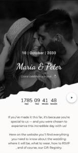 black and white online invitation